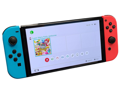 Nintendo Switch Neon OLED Bundle *Unboxed*