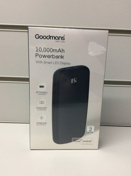 Goodman's 10,000mAh Power Banks (Black)