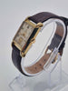 Vintage Omega Tank Style Watch – Gold Plated – 1940s – Manual Wind – Art Deco Design - Unboxed With Generic Leather Strap