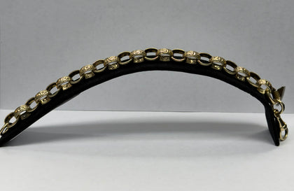 9ct Belcher Bracelet , 24.2g - ** Hallmarked ** 21cm Length, 1cm Wide