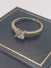 (9ct Hallmarked&Tested), 2g Gold Ring With CZ Stones, Size P