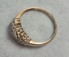 9ct Gold Diamond Ring Size "L"