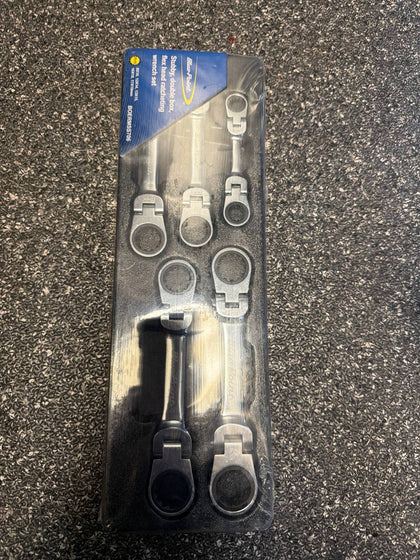 Blue-Point By Snap-on BOERMSS706 5pc Stubby Flex Ratchet Spanner Set 8-19mm NEW