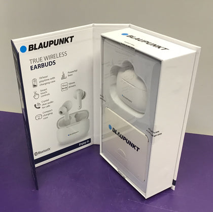 **SEALED** BLAUPUNKT True Wireless Earbuds **Matte Black** - 18 Hour PlayBack - Comes with Charging Case**.