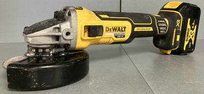 Dewalt DCG405N 18V XR Brushless 125mm Angle Grinder ( + 4.0ah Battery ) ** No Charger **