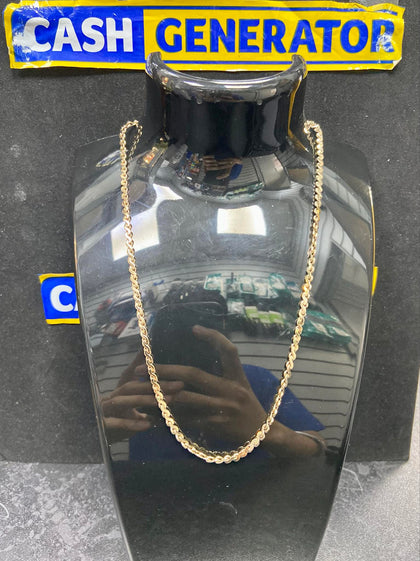 9ct Gold Fancy Chain 9.8g 18