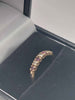 (9ct Hallmarked&Tested), Gold Ring With Red And White Gems, Weight: 1.20g, Size L