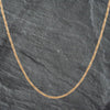 Pre-owned 9ct Yellow Gold Twisted 20 Inch Foxtail Chain