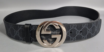 GUCCI Belt with Interlocking G buckle Width (H.40) - SMALL SIZE