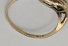 375 HALLMARKED 9CT, YELLOW GOLD, Gold Bypass Weave Ring, Size M, 1.81 Grams, Boxed