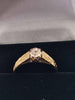 18ct Yellow Gold Solitare Ring - 2.18 Grams - Size M