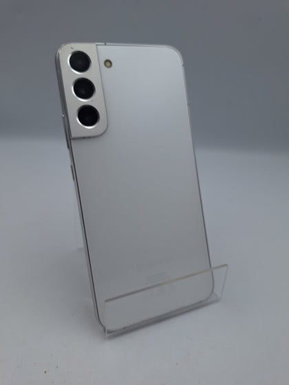 Samsung Galaxy S22 Plus 5G 128GB white smartphone unlocked unboxed