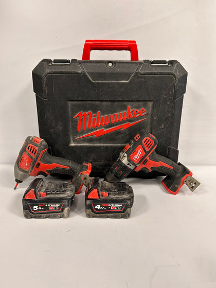 Milwaukee Drill & Impact Set
