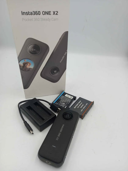 Insta360 One X2 360 Degree Action Camera With 3 Battery & Battery Charger Boxed