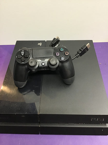 PS4 with controller.