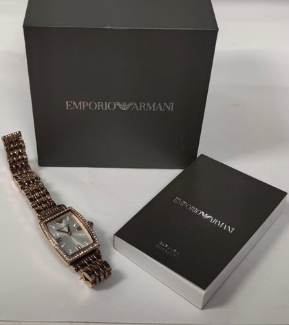 Emporio Armani Women's Dress Watch with Stainless Steel Band**Boxed**