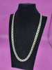 22" Silver ( 925 ) Curb Chain - 34GR - Pre Owned - Good