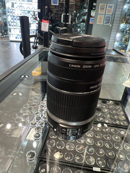 Canon EF-S 55-250mm f/4-5.6 Is STM Telephoto Zoom Lens with Caps and Hood