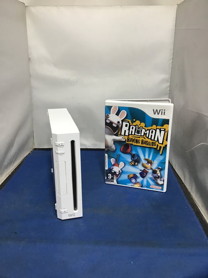 Nintendo Wii Console / Rahman Raving Rabits Game