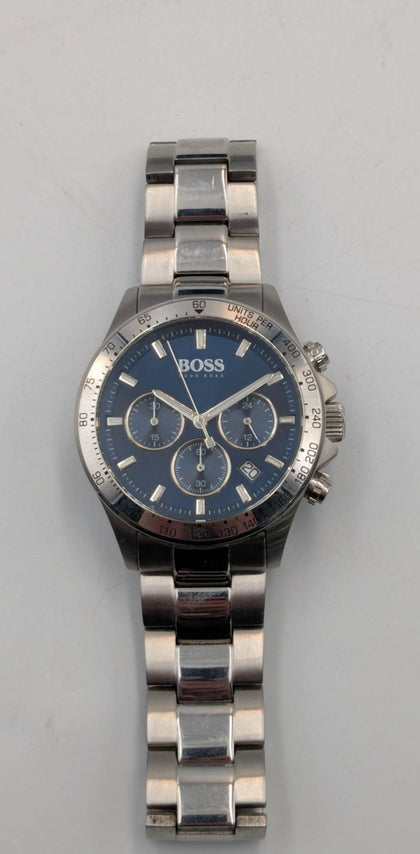 HUGO BOSS Hero HB1513755 Blue Dial Silver Stainless Steel Men Watch