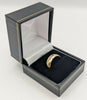 375 9CT HALLMARKED, YELLOW GOLD, PLAIN WEDDING BAND, SIZE:Q, 6.1G, BOXED