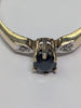 9CT Gold Ring With Diamond And Sapphire