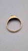 9ct Yellow Gold Mens Signet Ring With CZ Stones - Size N - 2.25 Grams