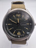 **limited edition** Citizen eco-drive AW0110-58X green stainless steel solar watch with khaki nato strap BOXED