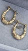 9ct gold horseshoe earrings