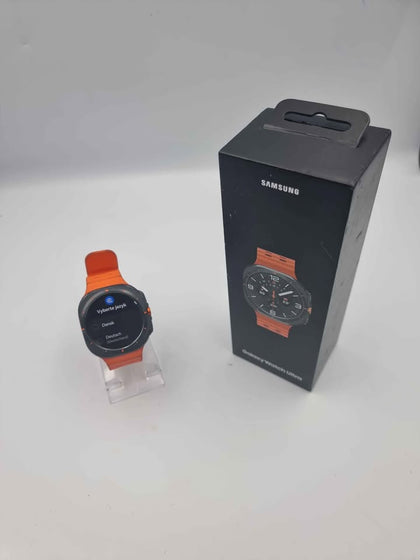 Samsung Galaxy Watch Ultra 47mm SM-L705 Smart Watch LTE+GPS- Titanium Grey - Boxed W/ Orange Strap