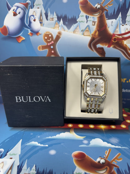 BULOVA STAINLESS STEEL WATCH BOXED