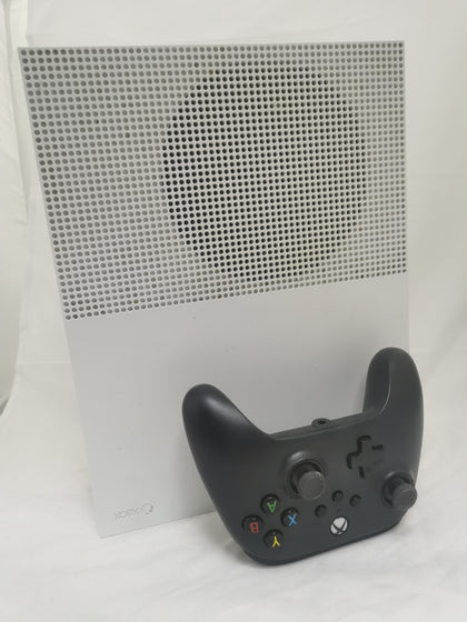 Xbox One S 500GB White Console, Power A Controller Included