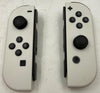 Nintendo Switch Joy Cons White Pair Oled Controllers Genuine with Grip