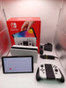 Nintendo Switch Console OLED 64GB with white Joycons And Charger Boxed LEFT JOYCON LOOSE