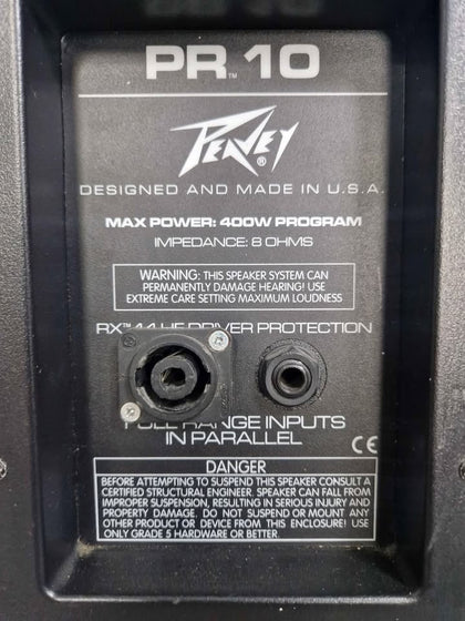Peavey PR10 speakers PAIR
