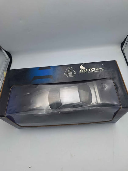 AUTOart 1:18 1999 Nissan Skyline GT-R R34 Diecast Model – Titanium Silver **BOX DAMAGED**