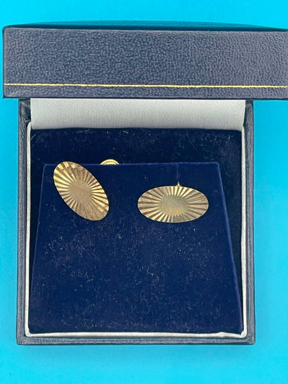 9ct gold cufflinks