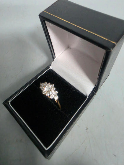 9CT Gold Ring 2.1G With Stones