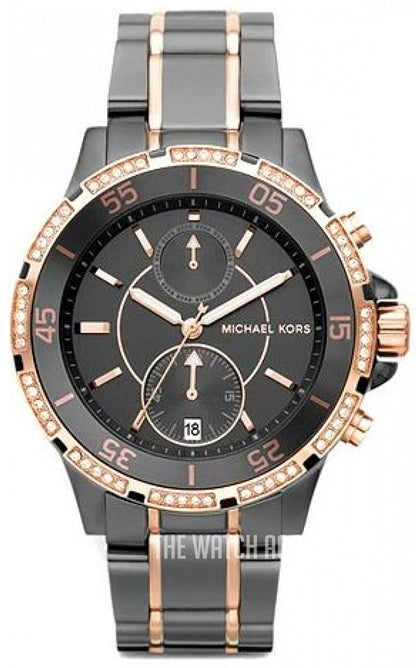 Michael Kors MK5554 Stainless steel Anthracite grey 18mm