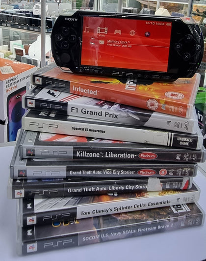 Sony psp slim bundle 8 games