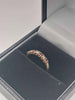 (9ct Hallmarked&Tested), Gold Ring With Red And White Gems, Weight: 1.20g, Size L