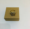 9ct Gold and Diamond Lucky Horse and Horseshoe  Ring