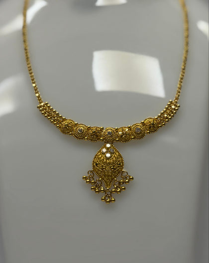 22ct Yellow Gold Fancy Necklace, 15