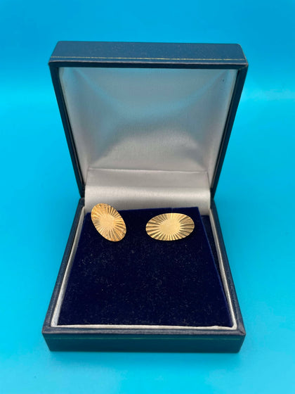 9ct gold cufflinks