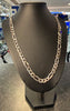 925 Sterling Silver Figaro Chain 22” NEW
