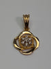 18ct Gold Diamond Pendant