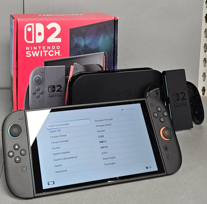 Switch 2 Console, 256GB + Black Joy-Con, Boxed