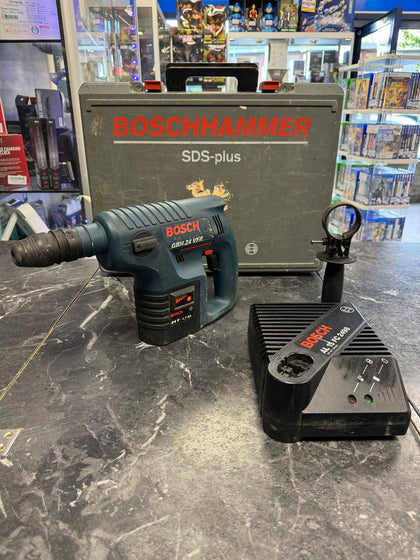 Bosch Gbh 24 Vre Sds Hammer Drill 24v With 3,0ah Battery And Charger