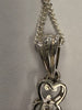 *brand new* 925 silver cross and chain just under 20" 9.23g