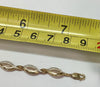 9CT Gold Diamond Twist Bracelet